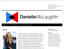 Tablet Screenshot of daniellemclaughlin.net